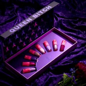 💄New! Jeffrey Star 8 Piece Queen B**** Velour Lipstick Gift Set